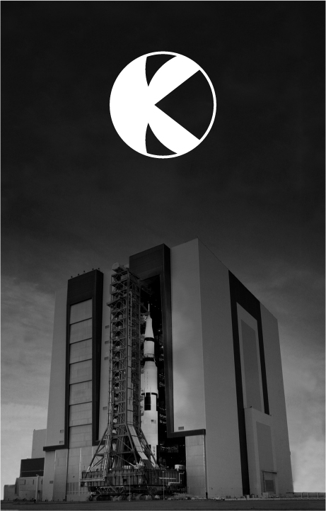 Eclipse Font Poster - Letter K